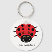 Aangepaste Sleutelhanger Ladybug (Voorkant)