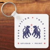 Aangepaste sleutelhanger | Ontwerp upload Aluminiu (Voorkant)