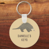 Aangepaste Sleutelhanger Pangolin (Voorkant)