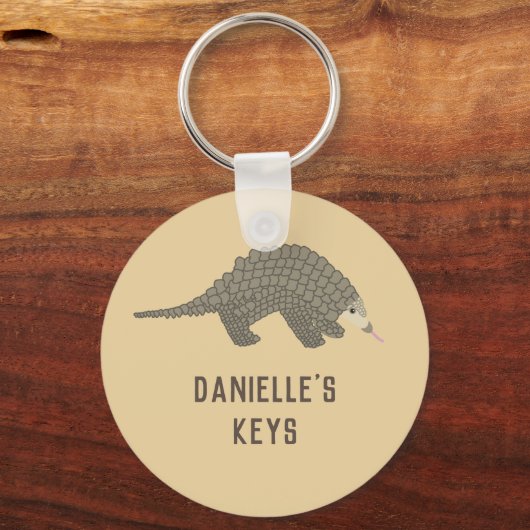 Aangepaste Sleutelhanger Pangolin (Voorkant)