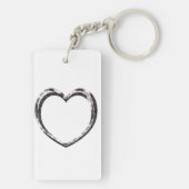 Aangepaste Sleutelhanger patroonhars (achterkant)