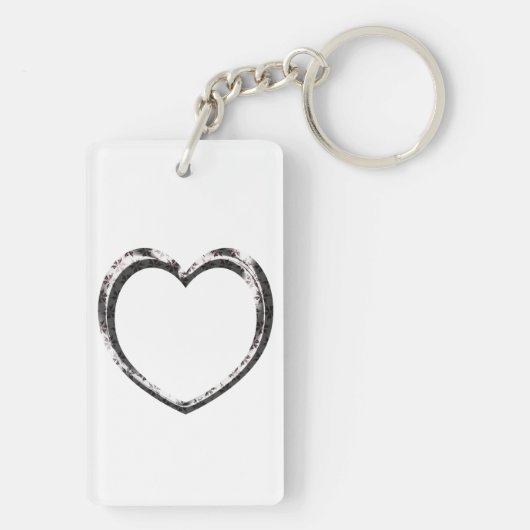 Aangepaste Sleutelhanger patroonhars (achterkant)