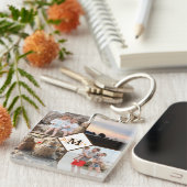 Aangepaste sleutelhanger van het fotogeheugen (Voorkant Rechts)