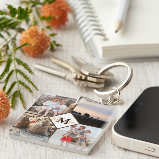 Aangepaste sleutelhanger van het fotogeheugen (Voorkant Rechts)