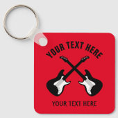 Aangepaste sleutelhanger van metaal met twee elekt (Voorkant)