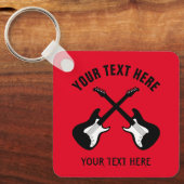 Aangepaste sleutelhanger van metaal met twee elekt (Voorkant)