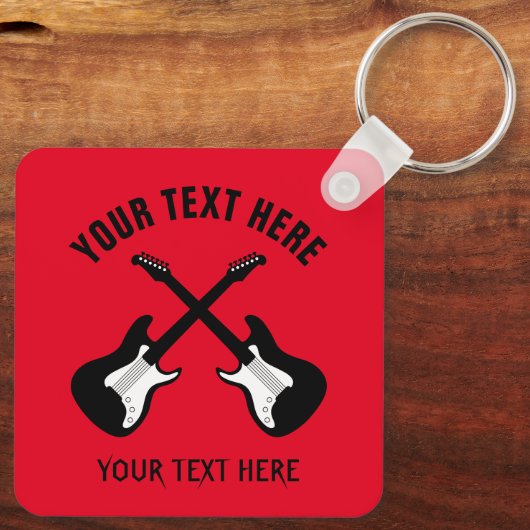 Aangepaste sleutelhanger van metaal met twee elekt (Achterkant)