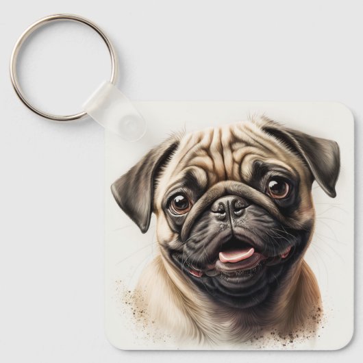 Aangepaste Sleutelhanger Voeg uw eigen foto cadeau (Voorkant)