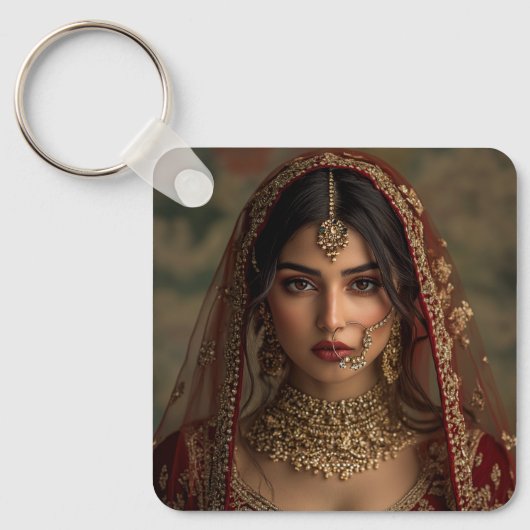 Aangepaste Sleutelhanger Voeg uw eigen foto cadeau (Voorkant)