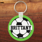Aangepaste Sleutelhanger Voetbal (Voorkant)