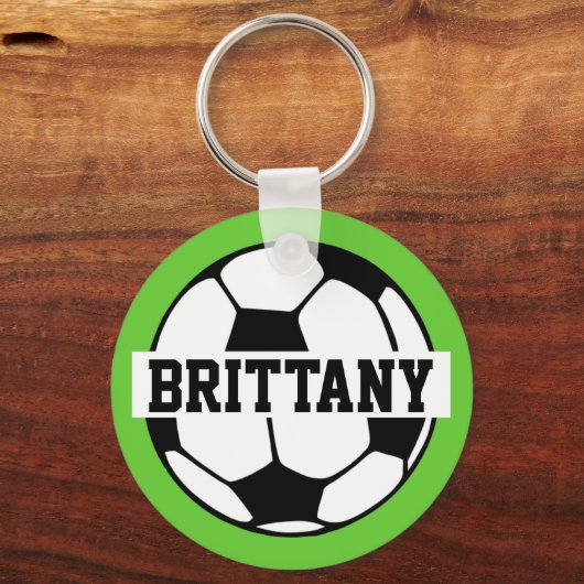 Aangepaste Sleutelhanger Voetbal (Voorkant)