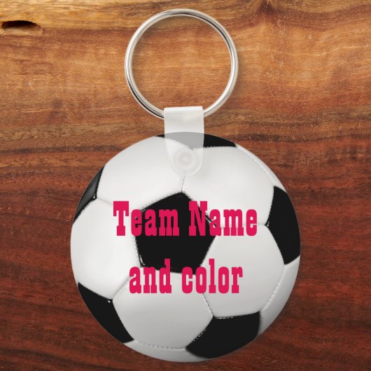 Aangepaste Sleutelhanger Voetbal (Voorkant)
