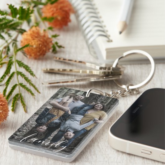 Aangepaste Sleutelhanger voor aangepaste fotoserie (Voorkant Rechts)