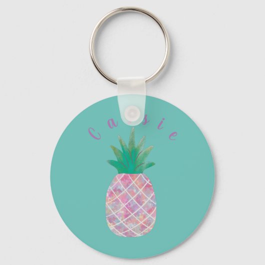 Aangepaste Sleutelhanger voor ananassen (Voorkant)