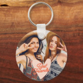 Aangepaste Sleutelhanger voor beste vrienden foto' (Voorkant)