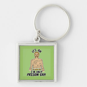 Aangepaste Sleutelhanger voor Gay Premium Square i