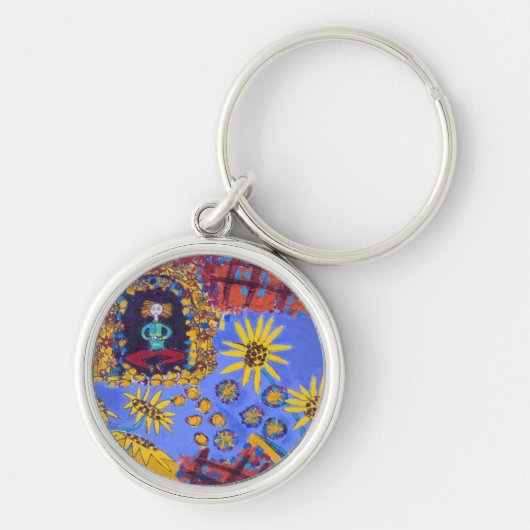 Aangepaste sleutelhanger voor ontwerpen rond (Voorkant)