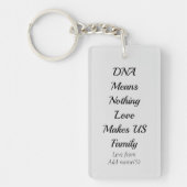 Aangepaste sleutelhanger voor stapouder/stapkind (Voorkant)