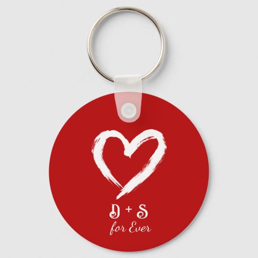 Aangepaste sleutelhanger voor Valentijnsdag voor k (Voorkant)