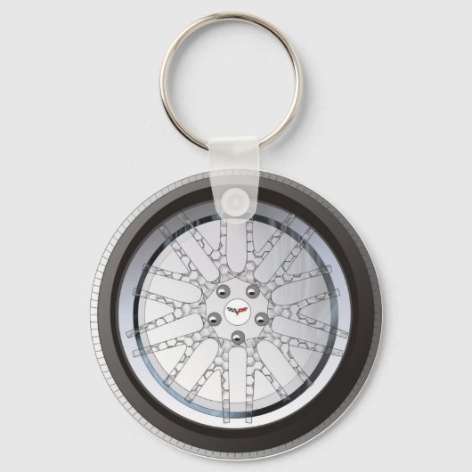 Aangepaste Sleutelhanger voor wielwieltjes (Voorkant)