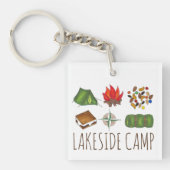 Aangepaste Sleutelhanger voor zomerkampen (voorkant)