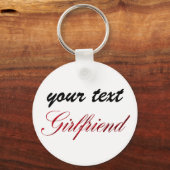 aangepaste sleutelhanger - vriendin (Voorkant)