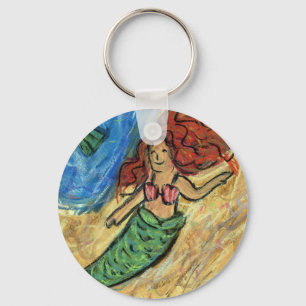 Aangepaste Sleutelhangers voor Mermaid Pastel