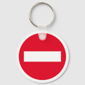 Aangepaste sleutelketen met rood stopcontact sleutelhanger (Voorkant)