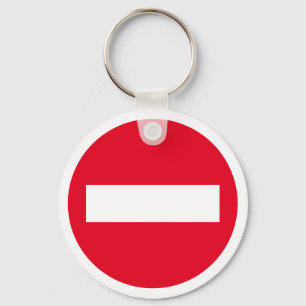 Aangepaste sleutelketen met rood stopcontact sleutelhanger