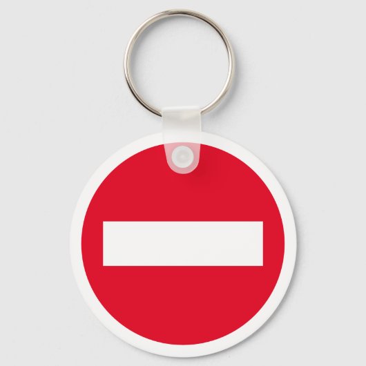 Aangepaste sleutelketen met rood stopcontact sleutelhanger (Voorkant)