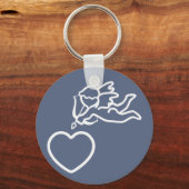 Aangepaste sleutelketen voor Cupid Strikes Sleutelhanger (Voorkant)