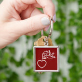 Aangepaste sleutelketen voor Cupid Strikes Sleutelhanger (Hand)