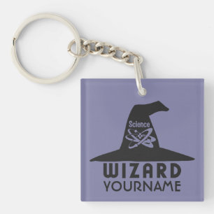 aangepaste sleutelketen voor de wizard Wetenschap Sleutelhanger