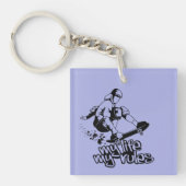 Aangepaste sleutelketen voor skateboarden sleutelhanger (voorkant)