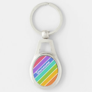 Aangepaste sleutelketens voor regenboogkleuren sleutelhanger