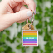 Aangepaste sleutelketens voor regenboogkleuren sleutelhanger (Hand)