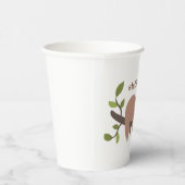 Aangepaste Sloffee Luiaard Papieren Beker (Rechts)