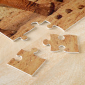 Aangepaste Slogan/Behoud olifant Moeder & Kalf Legpuzzel (Zijkant)