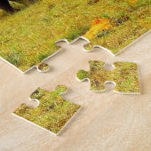 Aangepaste slogan/Conservation Rhino paar Legpuzzel (Zijkant)