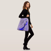Aangepaste slogan Modebewuste dame in stiletto Crossbody Tas (Op model)