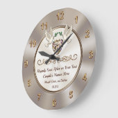 Aangepaste sloten voor bruiloften, met een huwelij grote klok (Hoek)