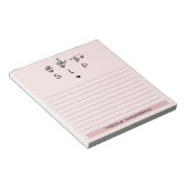 Aangepaste SLP Speech Language Patholoog ASL Notitieblok (Schuin)