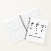 Aangepaste SLP Speech Language Patholoog ASL Notitieboek (Binnen)