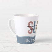 Aangepaste SLP Speech Language Patholoog Latte Mok (Linkerhoek)