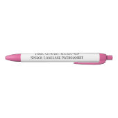Aangepaste SLP (Speech Language patholoog) pen (Bodem)