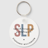 Aangepaste SLP Speech Language Patholoog Sleutelhanger (Voorkant)