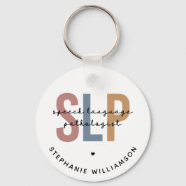 Aangepaste SLP Speech Language Patholoog Sleutelhanger