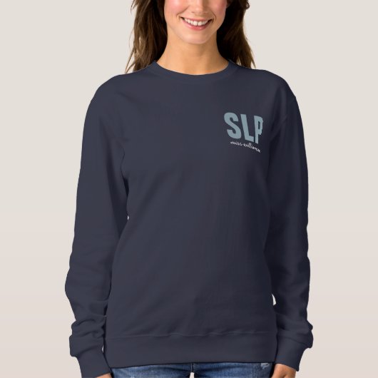 Aangepaste SLP Speech Language Patholoog Trui (Voorkant)