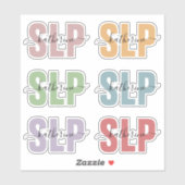 Aangepaste SLP Speech Patholoog Therapist Sticker (Vel)