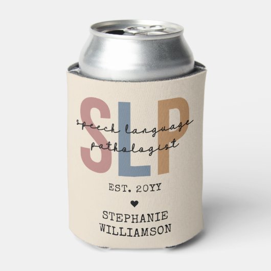 Aangepaste SLP-spraakpatholoog Speech Therapist Blikjeskoeler (Blikje Voorkant)